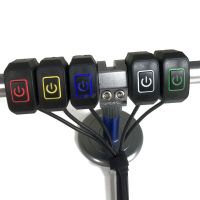 7/8 22mm Motorcycle Handlebar Switch with LED Light Momentry Buttton for Electric Star Kill Waterproof Control Switch Button