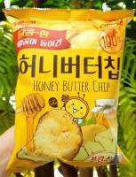 มันฝรั่งทอดแผ่นอบกรอบ รสเนยน้ำผึ้ง Calbee Korean Honey Butter Potato Chips 60g