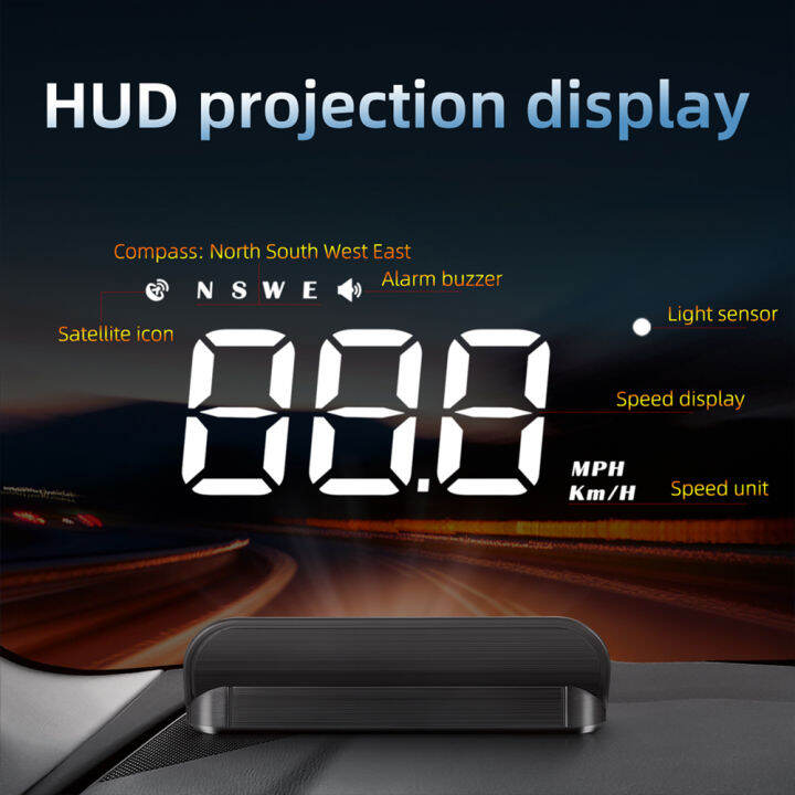 wireless-head-up-display-gps-hud-windshield-speedometer-เครื่องวัดอุณหภูมิแบบดิจิตอลสำหรับรถยนต์-security-water-temp-alarm