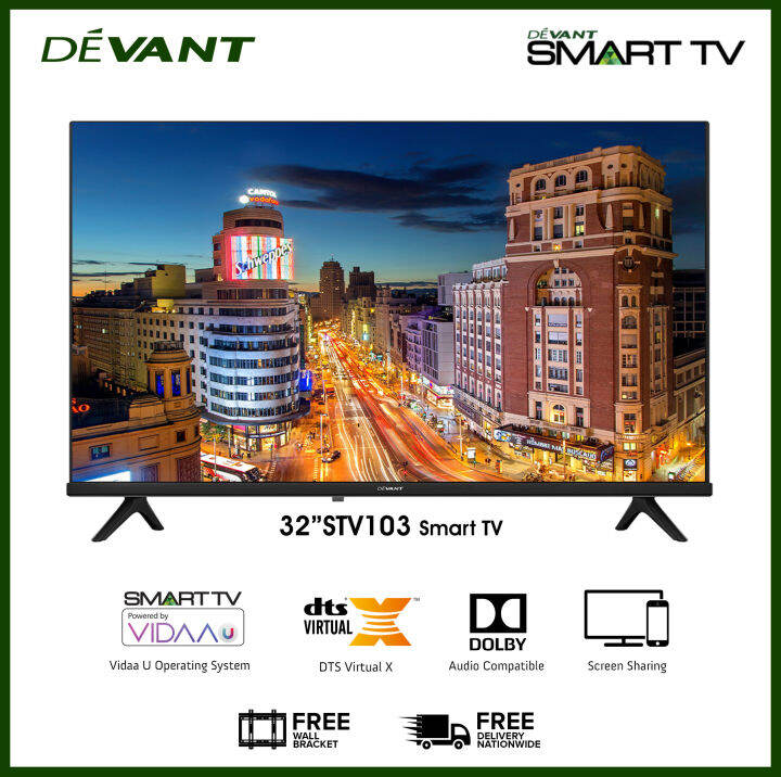 Devant 32 inch HD Ready VIDAA TV, 32STV103 , YouTube, Prime Video, VIDAA Voice Command, VIDAA