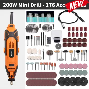 4 Style Mini Dremel Electric Drill Tools with Flexible Shaft Accessories  Drill Bit Power Tools Engraver Power for Engraving Drilling