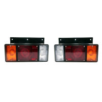 ไฟท้าย รถบรรทุก 3 สี 12V 1 คู่ ซ้าย-ขวา  อีซูซุ เอลฟ์  ปี 2527 - 2559  Isuzu Elf N-Series NPR NKR NHR NLR Truck Chevrolet Tiltmaster  1984 - 2016