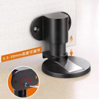 Stainless Steel Magnetic Door Stopper Adjustable Door Holder Non-punch Sticker Water-proof Door Stop Furniture Door Hardware Door Hardware Locks