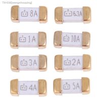 ✧♛ 10 Pcs/lot Gold Foot 1808 125V SMD Fast Blow Fuse 0.5A 0.75A 1A 2A 3A 4A 5A 6.3A 8A 10A 0451 Ultra-rapid Fuses