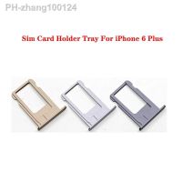 10PCS SIM Card Tray For iPhone 6 Plus Holder Slot Adapter Repair Replacement Parts