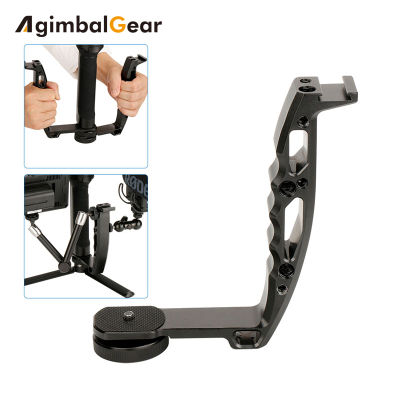 Gimbal Accessories L Bracke for DJI Ronin S Crane 2 V2 Plus Feiyu AK2000 AK4000 DSLR Gimbal Stabilizer Grip with 14 Hot Shoe