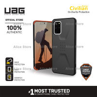 UAG Civilian Series Phone Case for Samsung Galaxy S20 Ultra / S20 with Military Drop Protective Case Cover - Black