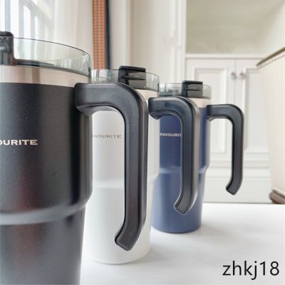 【ZHKJ】600ml890ml Vacuum Insulated Tumbler Thermos with Straw and Handle Water bottle jug Drinkware Hot Cold Flask