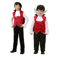 Halloween Easter Carnival Cosplay Costume Stage Performance Cosplay Childrens Terrible Vampire Count Costume Party Costume