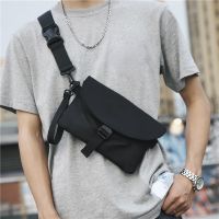 Waterproof Men Fashion Shoulder Bag Nylon Solid Color Messenger Bags Phone Pouch Unisex Men Handbag Casual Men Crossbody Bag