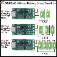 AIMEE Multi-CEL Type-C ถึง8.4V 12.6V 16.8V 7.4โวลต์11.1โวลต์14.8โวลต์ ชาร์จแบตเตอรี่ลิเธียม บอร์ดเพิ่มกำลัง เพิ่มโมดูล 2S 3S 4S