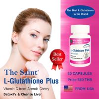 The Saint Nano Cell L-Glutathione Plus แอล-กลูต้าไธโอน ให้คุณเผยผิวเปล่งประกายมีออร่าใน 1 กระปุก บรรจุ 30 แคปซูล