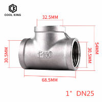 DN8DN15DN25DN32 male+male+Female Threaded 3 Way Tee T Fitting 14" 12" 34" 1" 1-14" BSP Threaded 304 Stainless Steel