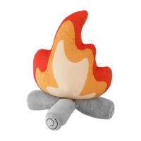 Simulation Bonfire Plush Toy Soft Stuffed Cartoon Fire Gifts Doll Floor Cushion Decor Pillow Living Room Funny Fire Doll Decor admired