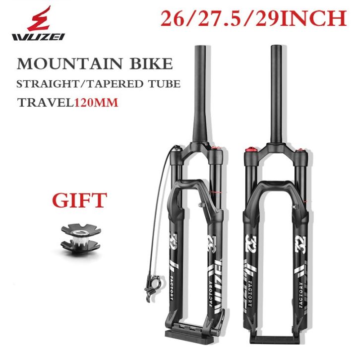wuzei-fork-sepeda-gunung-26-27-5-29นิ้วช่วงล่างน้ำมันอากาศส้อมไหล่-ลวดควบคุมจักรยานเสือภูเขาแมกนีเซียม-อัลอัลลอยส้อม