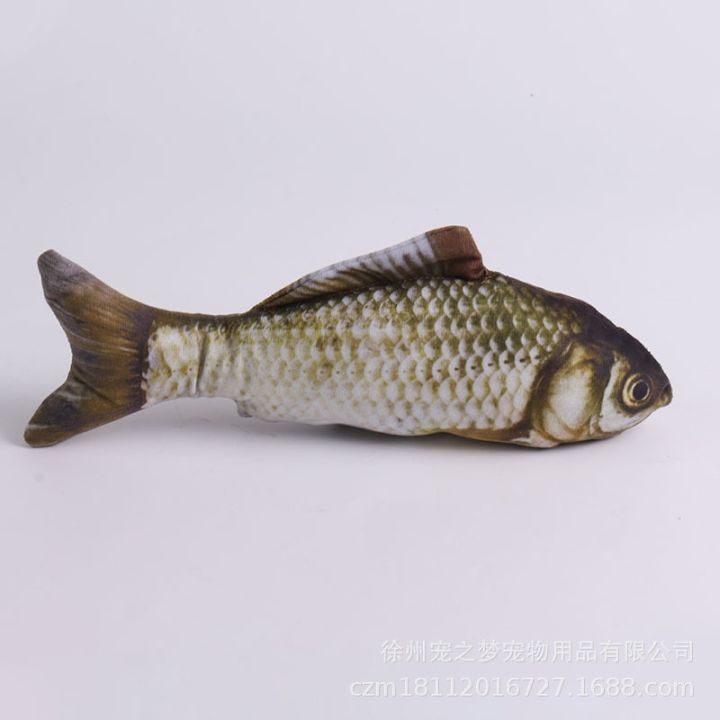 ปลาแคทนิป-ของเล่นแมว-ปลาของเล่น-ปลาตะเพียน-ของเล่นปลา-fish-catnip