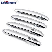 Doofoto 8X Car Sticker Door Handle Cover For Kia Rio 3 Pride Rio R 2012 2013 2014 2015 2016 Car Exterior Styling Accessories