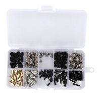 ∏ 165Pcs KB5/M2.5/M3/M3.5 Desktop Computer Screw Bolt Standoff Assortment Kit Stainless Steel Flat Head Cross Screw Hex Spacer Set