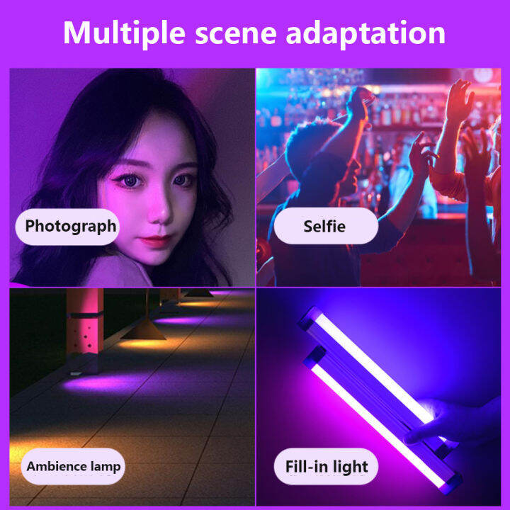 แฮปปี้เฮ้าส์ชาร์จไฟ-led-บรรยากาศแบบ-led-สีแดงไฟฉายหลอดยูวีห้องเล่นเกม-tiktok-youtube-ไฟบรรยากาศสตรีมสดบาร์เติมไฟโคมไฟกลางคืน