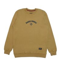 CODHaley Childe Nsa Ind Crewneck Sweater Honey VS Money Camel Black Men Women Oversize