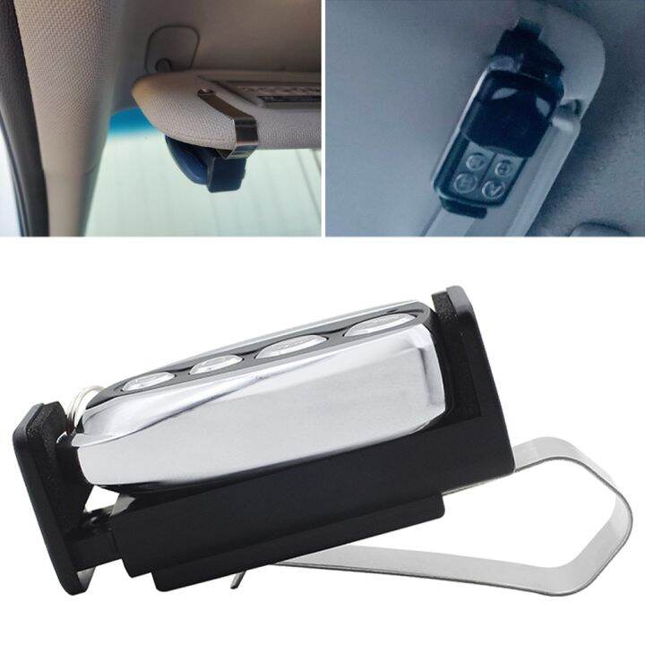 Adjustable Car Sun Visor Clip Holder Garage Door gate Remote controls