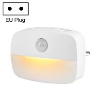 SmartPhonemall ZN07 LED Intelligent Human Body Induction Night Light, EU Plug, Light Color: Warm Light