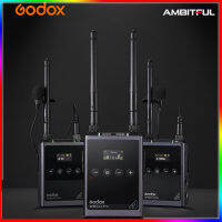 Godox WMicS1 Pro ระบบไมโครโฟนคล้องรอบกล้องแบบไร้สาย,ระบบไมโครโฟนแบบเลนส์คู่ทำจากโลหะ (514ถึง596 MHz)