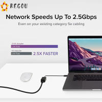 อะแดปเตอร์อีเทอร์เน็ต USB-C เป็นโลหะ Type C ถึง2500M Gigabit Lan อะแดปเตอร์สายอีเธอร์เน็ต