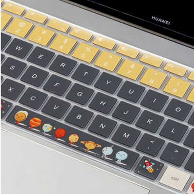 English Letters Keyboard Cover Stickers for Huawei Matebook X Pro 13.9 D14 D15 Soft Silicone Letters Alphabet Protective Film Keyboard Accessories