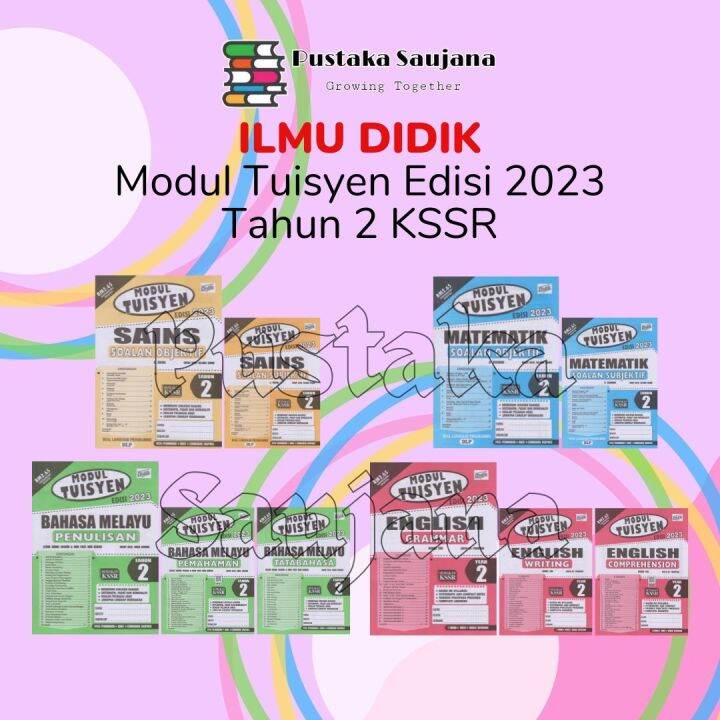 [Saujana] ILMU DIDIK Modul Tuisyen Edisi 2023 KSSR Semakan Tahun 2 | Lazada