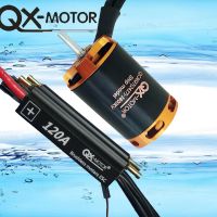 【hot】✧☽♞ 3027 3600KV 3800kv Brushless Motor QX-MOTOR with 90A 120A esc for Car Ship Boat Plane