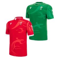 WALES WRU 2022/23 Home / Away Shirt Mens Rugby Jersey Size: S-5XL （Print Custom Name Number）