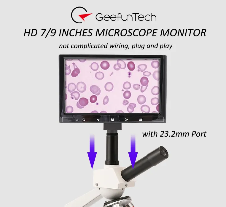 Inch Microscope Monitor Display Screen with 23.2mm Port Electronic Digital  Eyepiece Lazada PH