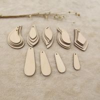 【YF】﹍✵  Unfinished Earrings Pendants Blank Teardrop Anomaly Cutout for Jewelry Making