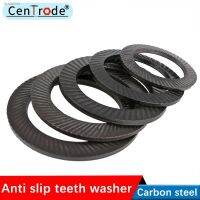 ๑ஐ carbon steel black cone double-sided anti loose locking anti slip teeth washer gasket m4-m30