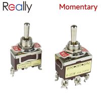 REALLY F-123/223F Copper Feet Heavy Duty Momentary Rocker Toggle Switch 16A 250V 20A 125V (ON)/Off/(ON) 3/6Pin 3Position