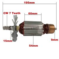 【Online】 Muaz Electronics BD ฟรีแบริ่งและแปรงคาร์บอน!AC220V-240V A Rmature โรเตอร์ Anchor เปลี่ยนสำหรับ MAKITA โลหะตัดเพลา2414NB 2414B