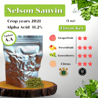 Nelson Sauvin 1 oz (บรรจุสูญญากาศ) crop year 2021