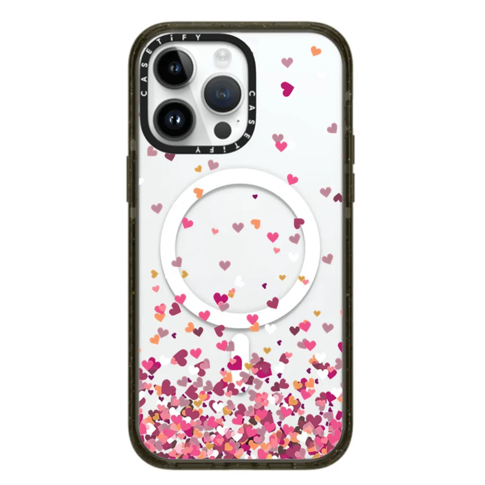 Pink Hearts Phone Case Tough Phone Case iPhone 13 Case 