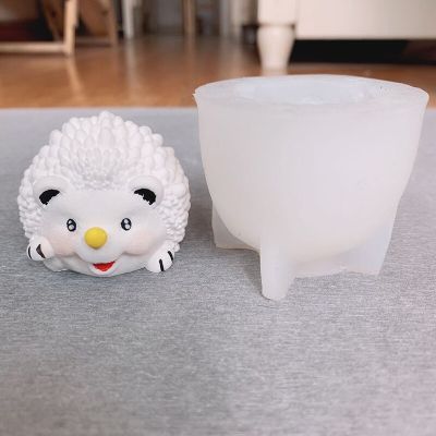 3D Hedgehog Silicone Mold Handmade Soap Making Mould Candle Cake Baking Molds
