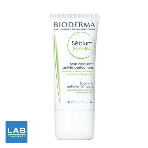 bioderma-sebium-sensitive-30-ml-ผลิตภัณฑ์ครีมบำรุงผิวหน้า-สำหรับผิวมันเป็นสิวง่าย