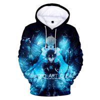 Fashion Casual Sweatshirts Men Women Harajuku Streetwear SAO Oversized Hoodies Pullovers Sword Art Online 3D Print Anime Hoodies