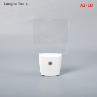 Longjia Tools ไฟกลางคืนแบบปลั๊กอินเซ็นเซอร์อัจฉริยะไฟ LED ไฟกลางคืนไฟพลบค่ำถึงรุ่งอรุณเซ็นเซอร์สำหรับทางเดินห้องนอนห้องเด็กห้องครัวบันได