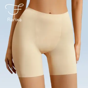 Flarixa Ultra Thin Ice Silk Safety Shorts Women High Waist Shaping Panties  Seamless Slimming Underwear Tummy Pants Body Shaper - AliExpress