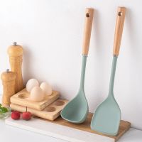 4/2/1 Pcs Silicone Kitchenware Set, Non Stick pot, Household Pot, Spatula, Soup Spoon, Cooking Spatula, Kitchen Tool Accessories