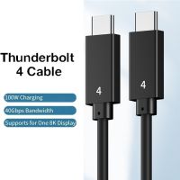 Type C Thunderbolt 4 Cable 8K60Hz 40Gbps Data PD 100W Compatible Thunderbolt 3 USB 4.0 USB3.1/3.0 Cable for Macbook Dell HP Asus