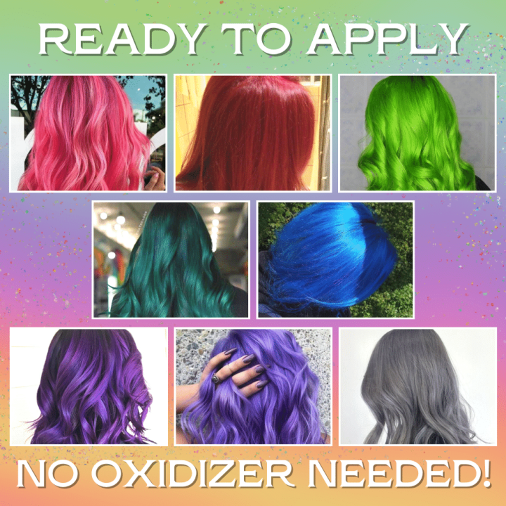 INSTANT hair dye semi permanent highly pigmented hair dye fashion hair