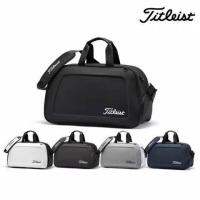 Titleist ของแท้กระเป๋าใยผ้ากระเป๋าเดินทางน้ำหนักเบากระเป๋าบอสตันหด23ทรงกระเป๋ากางเกงเล่นกอล์ฟใหม่2023เกาหลี