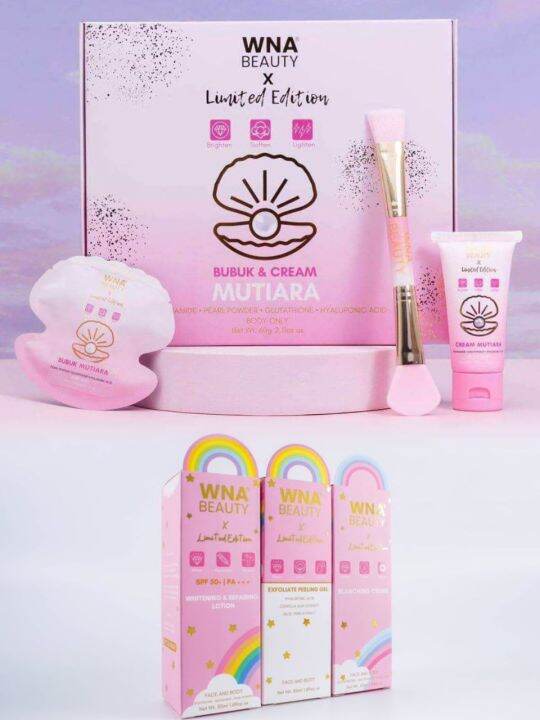 WNA LIMITED EDITION (LOTION/BLANCHING/PEELING GEL) / BUBUK MUTIARA Lazada
