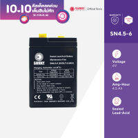 [ซื้อ 2 แถม 1 ]SUNNY เเบตเตอรี่เเห้ง SLA 6V 4.5Ah รุ่น SN4.5-6 Battery Sealed Lead Acid เหมาะสำหรับไฟสำรองฉุกเฉิน/UPS/ระบบเตือนภัย